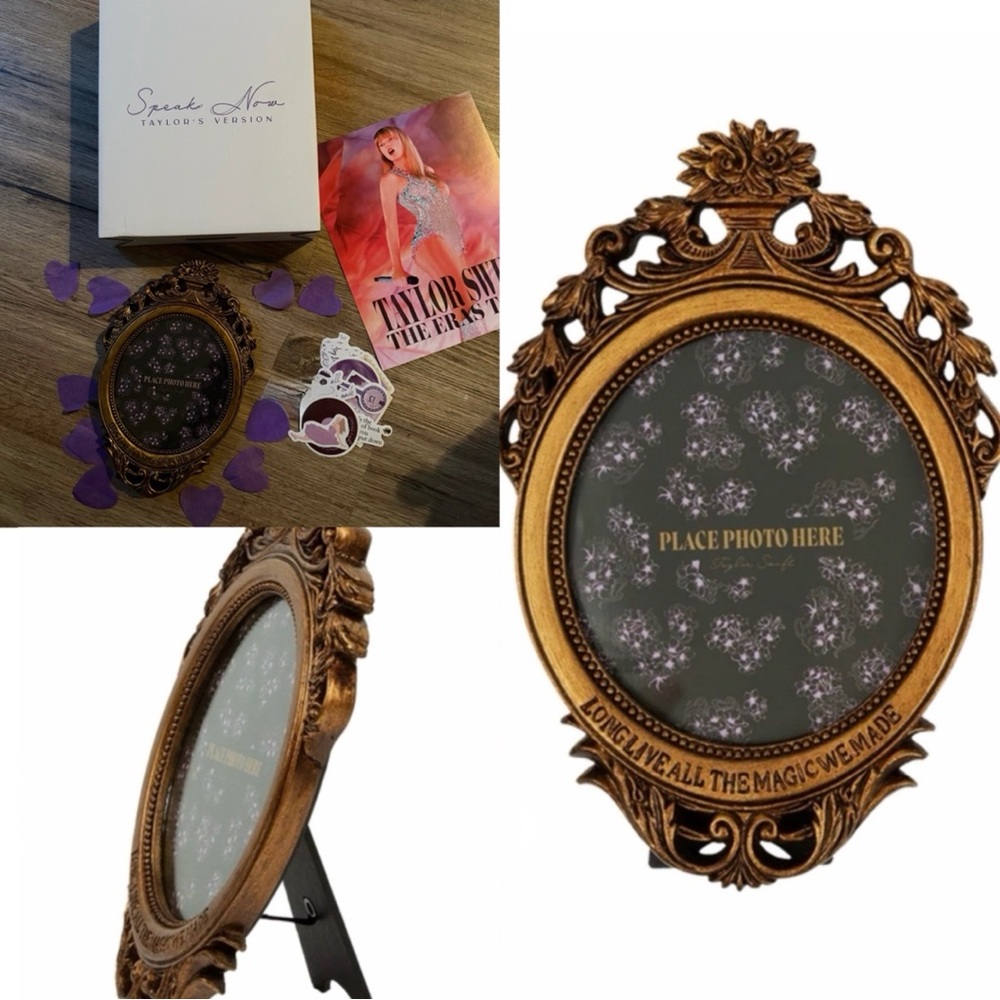 NIB Taylor Swift Long Live All The Magic We Made Picture Frame Speak now